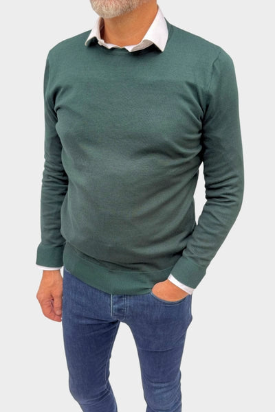 banzola-collection PULL COL ROND VERT - EXCELSIOR R35