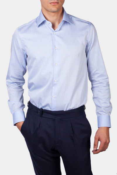 CHEMISE TORIINO BLEU CIEL # - banzola-collection